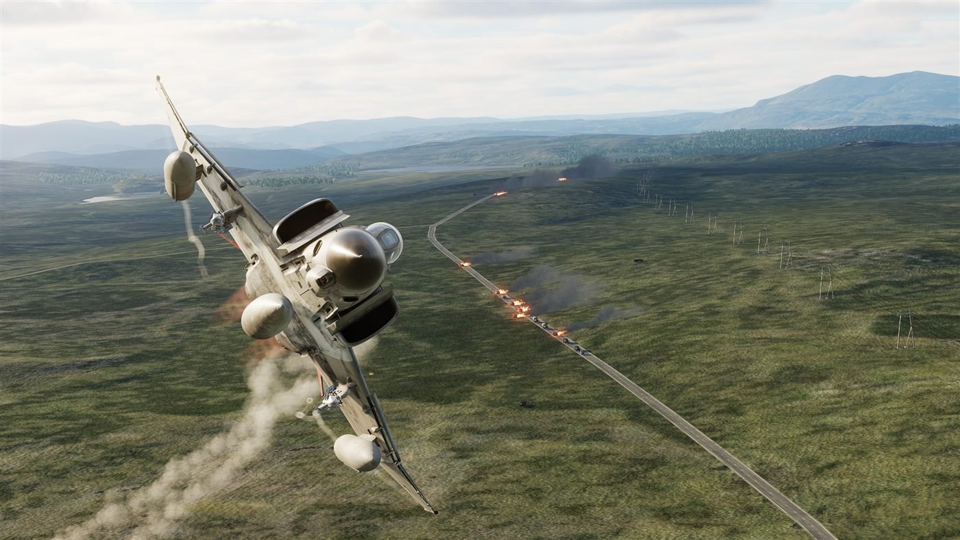 F-4E in low-level flight